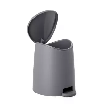 TATAY Bathroom Pedal Bin 3L Standard Grey