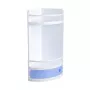 TATAY Corner Shelf with Drawer in Blue Crystal | Wall-Mounted Bathroom Storage