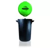 GIOSTYLE Eco Solution Waste Bin 35L Dark Grey/Green