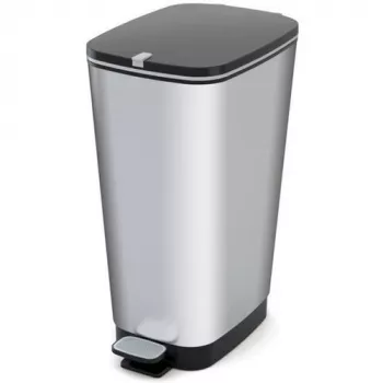 KIS Pedal Bin Metallic Chic Bin L 45L Steel Grey