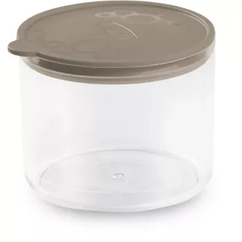 GIOSTYLE Con.Tengo Round Food Bowl S 0.7L Grey-Brown