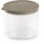 GIOSTYLE Con.Tengo Round Food Bowl S 0.7L Grey-Brown