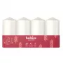 BOLSIUS Candle Cylinder 4 pcs. Ø100x48mm White