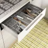 KIS Box Sistemo Organizer 8, 37.5 x 15 x 5 cm, Transparent/Light Grey