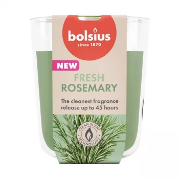 BOLSIUS True Scents Rosemary Scented Candle in Glass, 80x73 mm