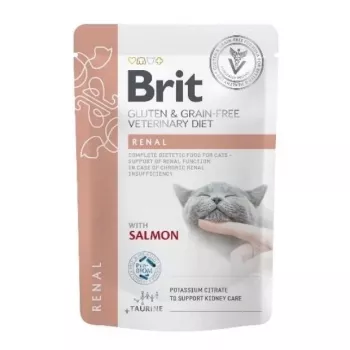 BRIT VD Renal Cat Pouch - Wet Cat Food - 12x85g