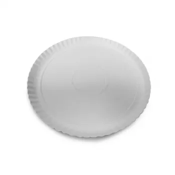 GUARDINI Easy Bake Bio Round Paper Trays Ø34cm White Set of 2