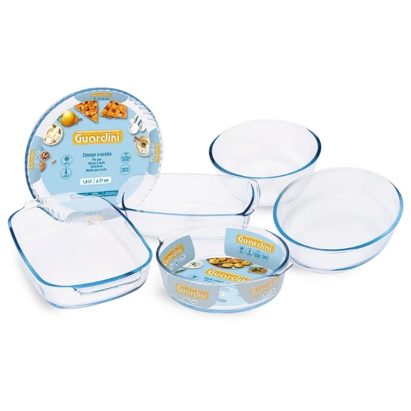 GUARDINI Glass Baking Dish Rectangular Borosilicate Glass 34x22.5x6 cm / 2.7 L