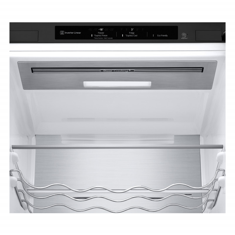 LG GBB92MCBAP Freestanding Fridge-Freezer Combination, 384 L, Total No Frost, Matte Black