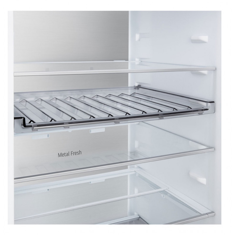 LG GBBS525APY Bottom Freezer Refrigerator, 375 L Total No Frost, Silver