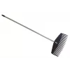 SAUBER Leaf Rake with Handle Black 50cm