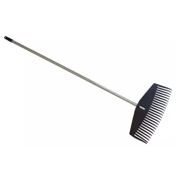 SAUBER Leaf Rake with Handle Black 50cm