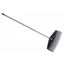 SAUBER Leaf Rake with Handle Black 50cm