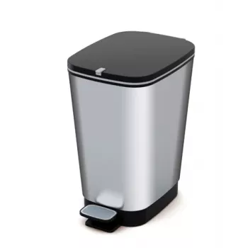 KIS Pedal Bucket Metallic Chic Bin M 25L Steel