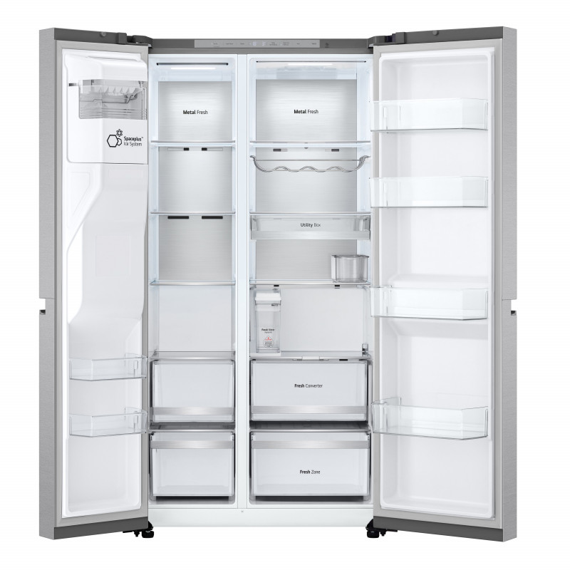 LG GSLE91MBAB L-Series Side-by-Side Refrigerator (American Style) 179 cm Height EEK B Crushed Ice/Ice Cubes/Water Dispenser