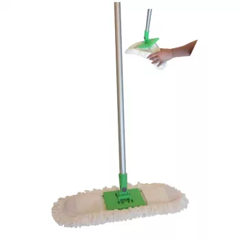 SAUBER Floor Brush Go-Pro 40cm with Aluminium Handle 140cm