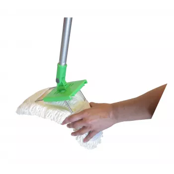 SAUBER Floor Brush Go-Pro 40cm with Aluminium Handle 140cm