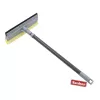 SAUBER Mini Window Brush with Telescopic Handle | Dual-Sided Microfiber & Squeegee