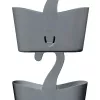 TATAY Hanging Bathroom Multifunctional Shelf 25x9x28 cm Grey