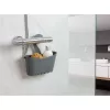 TATAY Hanging Bathroom Multifunctional Shelf 25x9x28 cm Grey