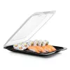 TATAY Food Storage Container for Fruit and Sushi Coctail 17x25.2x3.2 cm Black