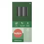 Bolsius Table Candles 8 pcs in a Box 170/20 mm Grey