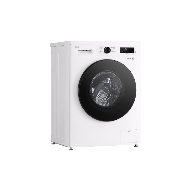 LG F4WB308Y 8 kg 1400 rpm Front Load Washing Machine with AI DD and Steam