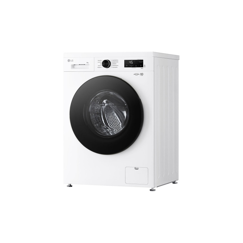 LG F4WB308Y 8 kg 1400 rpm Front Load Washing Machine with AI DD and Steam