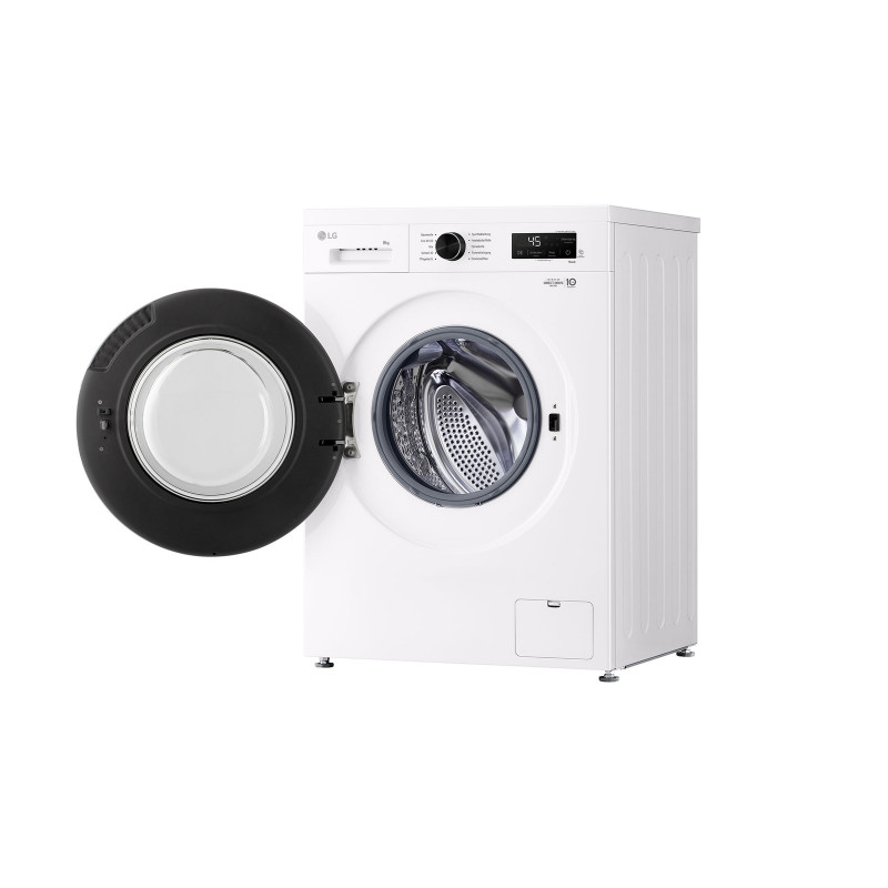 LG F4WB308Y 8 kg 1400 rpm Front Load Washing Machine with AI DD and Steam