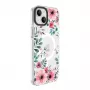 Evelatus iPhone 15 Plus Clear MagSafe Case with Flower Print