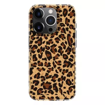 Evelatus Apple iPhone 15 Pro Polycarbonate Case Leopard Print