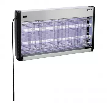 Bartscher IV-65 Electric Insect Killer, 2x15 W UV-A Tubes, 150 m² Coverage, 2500 V Grid, Wall-Mounted/Freestanding, Aluminium/Plastic