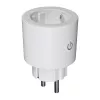 MOES MWP-EU16M-WH-MS Smart Plug with Energy Monitoring, 16A, Wi-Fi, White