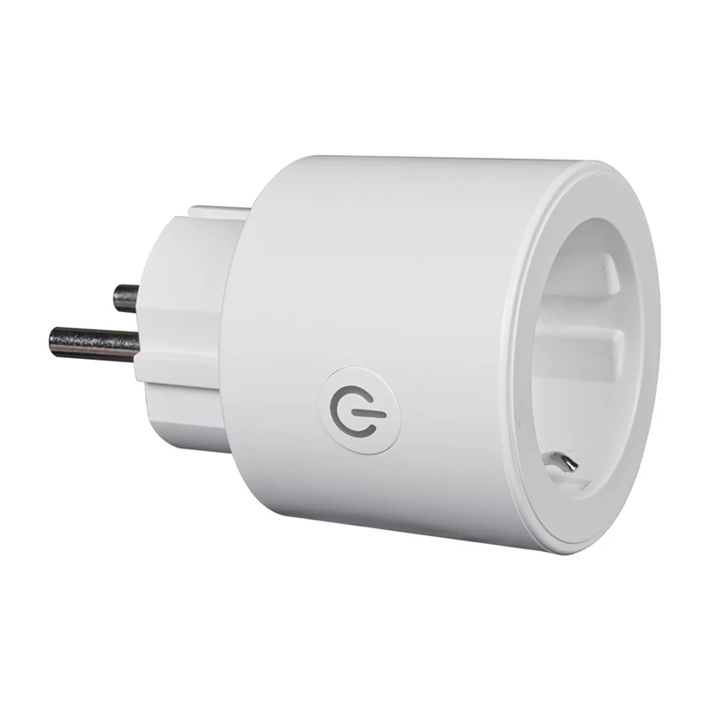 MOES MWP-EU16M-WH-MS Smart Plug with Energy Monitoring, 16A, Wi-Fi, White