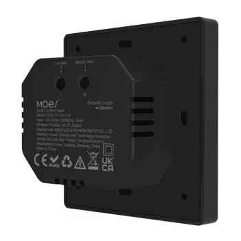 MOES CCP-TY-LN Wi-Fi/ZigBee Control Panel with 4 inch LCD Display