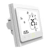 MOES BHT-002 Wi-Fi LCD Smart Water Heating Thermostat, Touchscreen, App & Voice Control, White