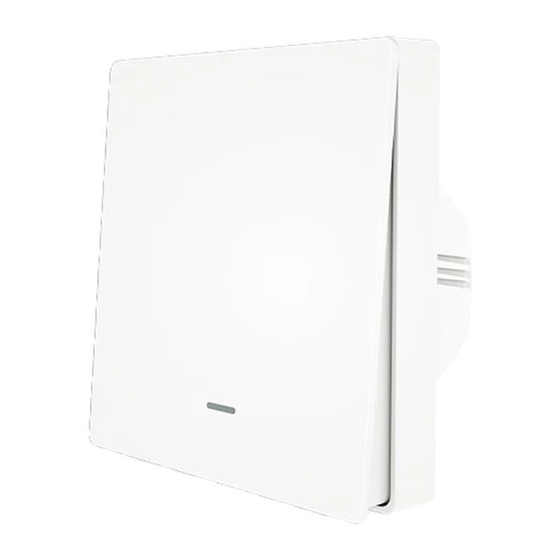MOES ZS-B-EU1 ZigBee 1-Channel Light Switch (No Neutral Required, White)