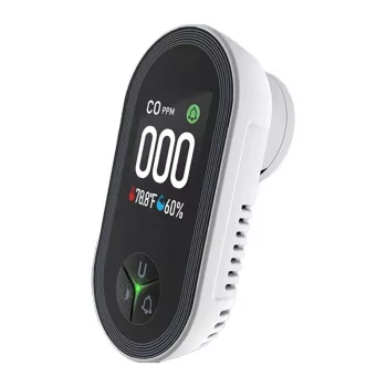 MOES S02-CO Carbon Monoxide Detector, Zigbee 3.0, LCD Display, 85dB Alarm