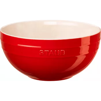 STAUB Serving Bowl Round 24 cm, Cherry Red