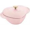 Staub Special Cocotte Heart-Shaped Cast Iron Dutch Oven 1.75 L Pink