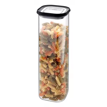 GEFU PANTRY Rectangular Container 2.5 L Black, Transparent 1 pc(s)