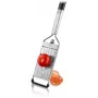 GEFU PRIMELINE Vegetable Slicer, Manual Mandoline, V-Shaped Japanese Steel Blade, 3 Thickness Settings, 2 Julienne Inserts, Silver/Black