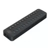 ORICO CT2U3-13AB-EU-BK-BP 13-Port USB 3.0 Hub with 60W Power Adapter, Black