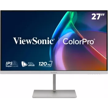 ViewSonic VP2766-2K-W 27 inch QHD IPS 120Hz USB-C Docking Monitor, White