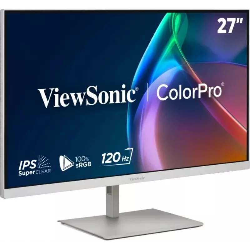 ViewSonic VP2766-2K-W 27 inch QHD IPS 120Hz USB-C Docking Monitor, White