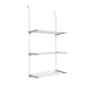 RAYEN Door Drying Rack RA-0339.02, 6 Bars, 3.5 m Drying Length, Foldable, White/Grey