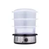 Alpina Electric Food Steamer 800W Silver 3-Tier 9.5L BPA-Free