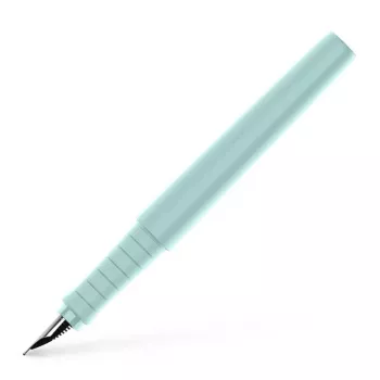 FABER-CASTELL Poly Pen Fountain Pen Caribic Blue Broad (B) 241010