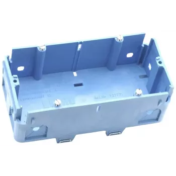 OBO BETTERMANN Rehau signo ZB Geräteeinbaudose BRK GD2 (6133585) Device Installation Box, 2-Gang, Pure White