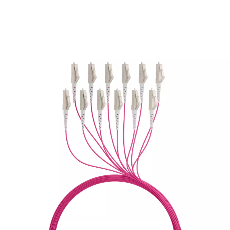 EFB Elektronik Trunk Cable U-DQ ZN BH OM4 12G 1x12 LC-LC 90m Dca LSZH - Fiber Optic Cable - 90 m O8342S90OM4